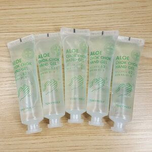 TONYMOLY Aloe Chok Chok Hand Gel 62% Alcohol SET OF 5